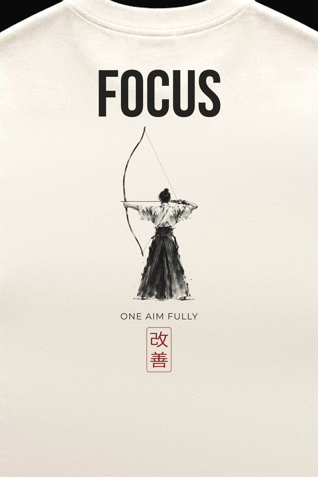 Camiseta Focus, estampado de la espalda